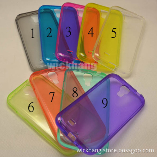 Crystal Clear TPU Soft Gel Jelly Phone Case for Samsung Galaxy S4 I9500